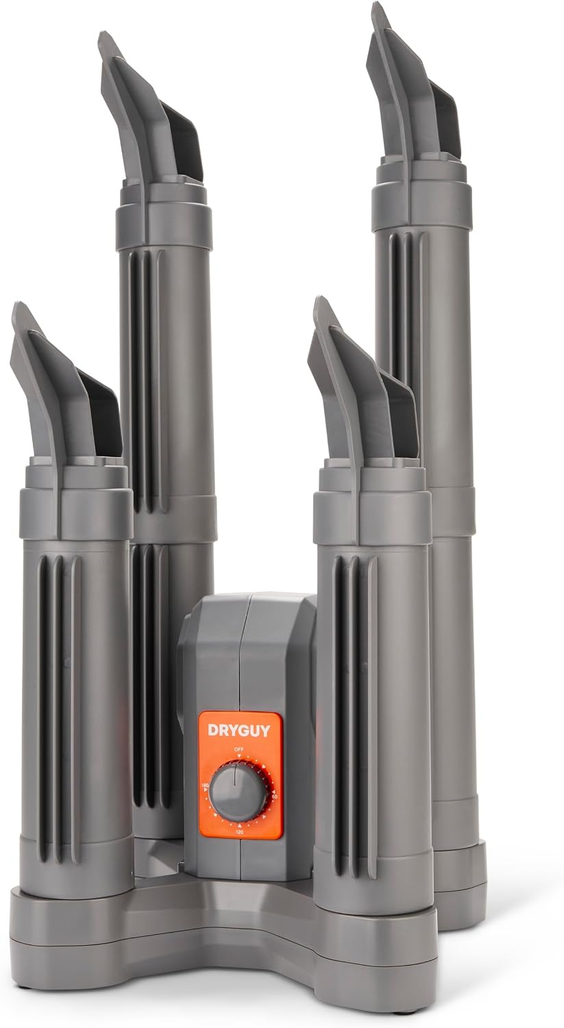 Dryguy Two-Pair Boot Dryer With Convection And Forced Air Drying, Compact Odor Control Design