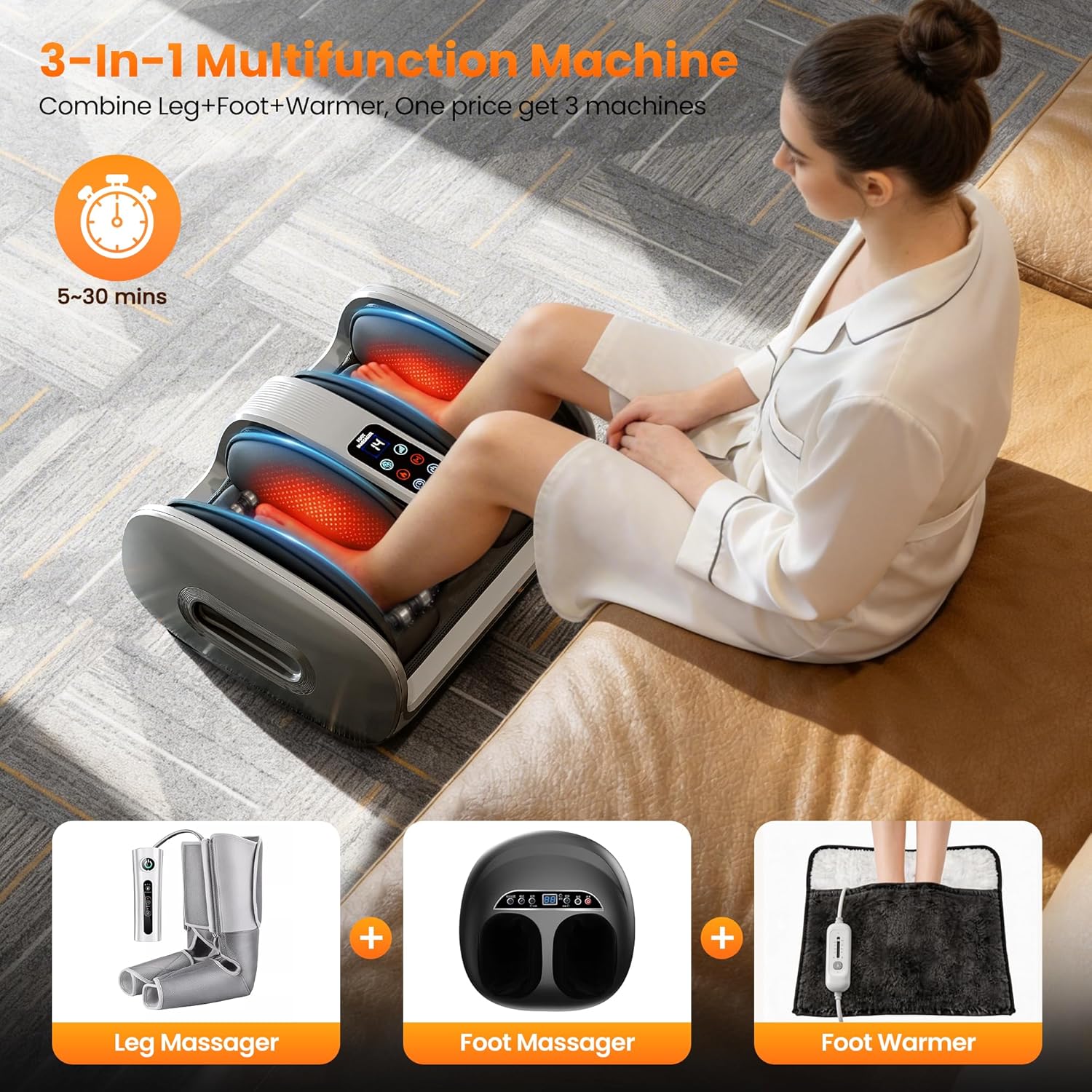 Supports the cleanup, convenience, and included-accessory value proposition.