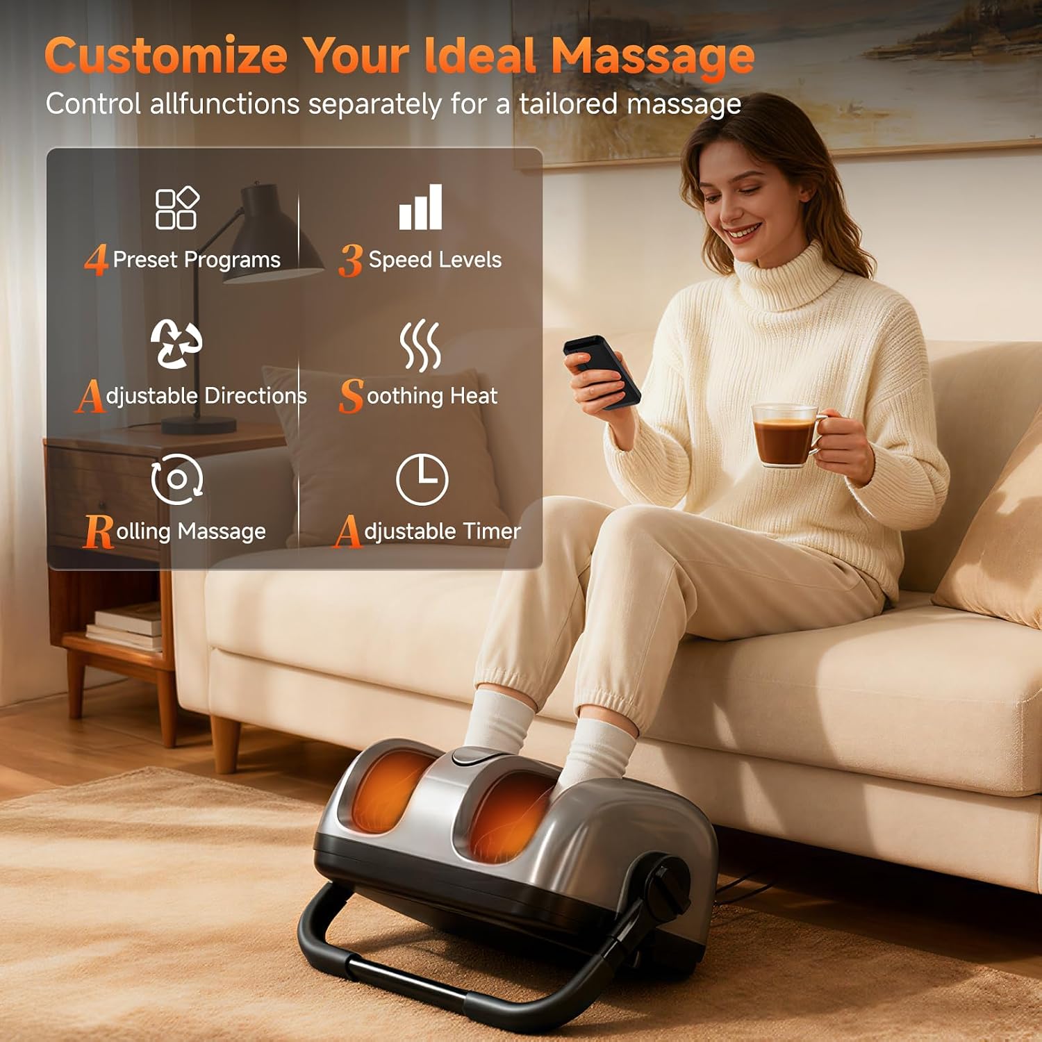One important performance feature, especially the deep kneading or heating system.