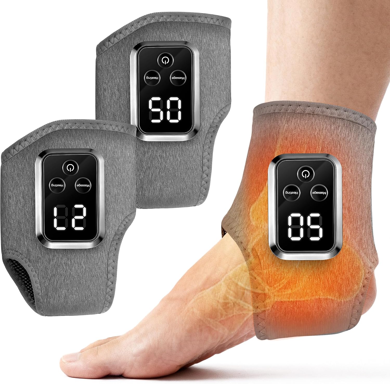 This image helps highlight the product’s core format: a wearable heated wrap for feet and ankles.