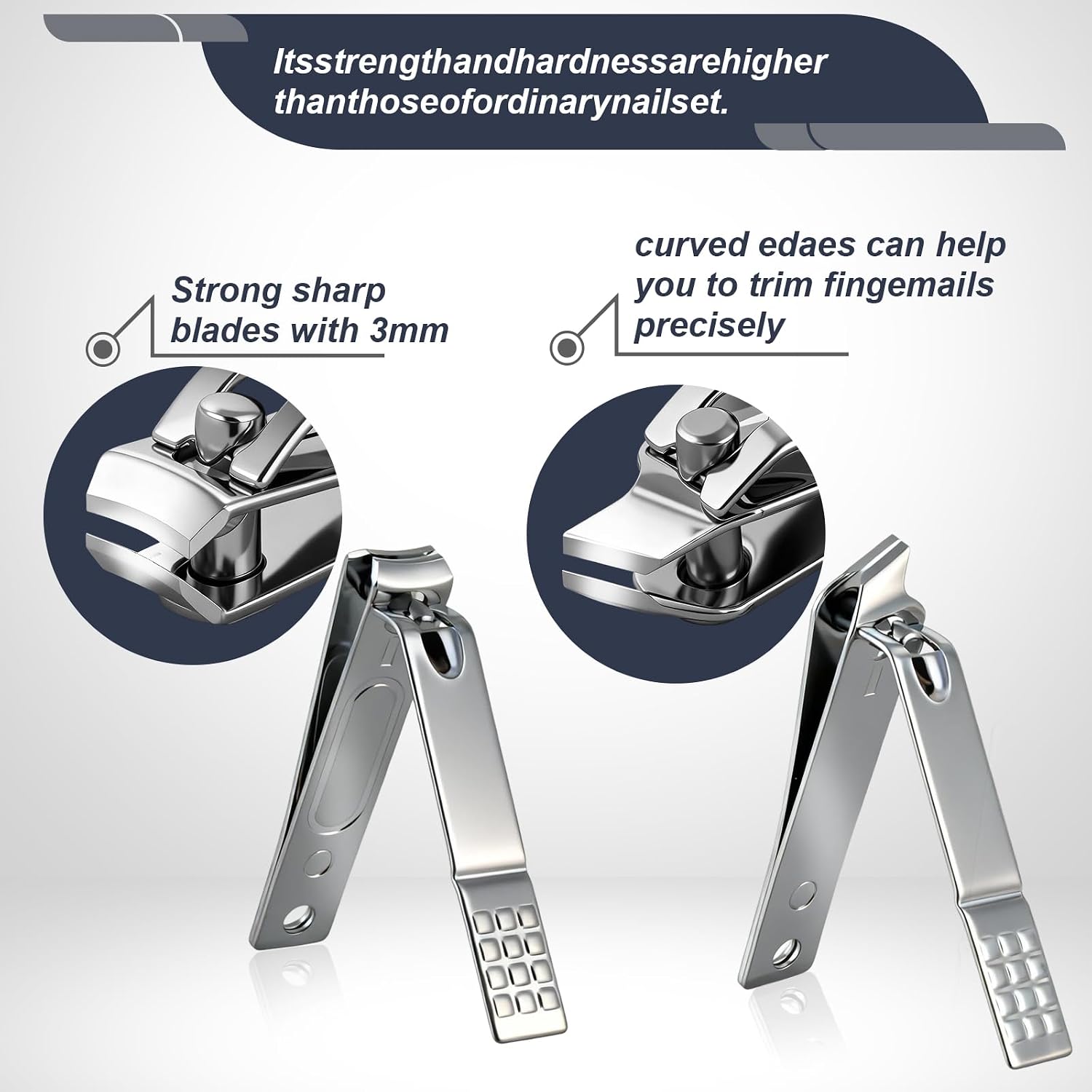 Professional Nail Clippers For Women，Travel Manicure Kit For Men，Nail Clipper Set Care Kit For Beginners With Everything