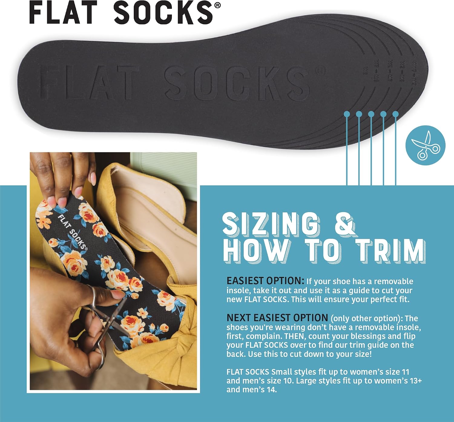 Flat Socks No Show Socks, Sockless Shoe Liner, No Slipping, No Stinking, Washable Barefoot Shoe Insert For Men And Women, Sand, Large
