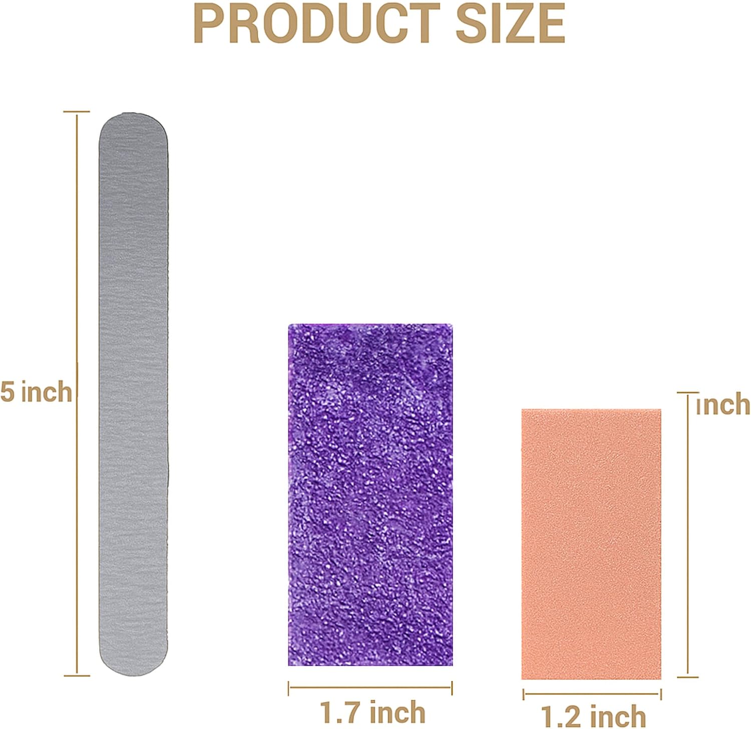 Shows what is inside the kit and supports the claim of a 3-piece disposable format.