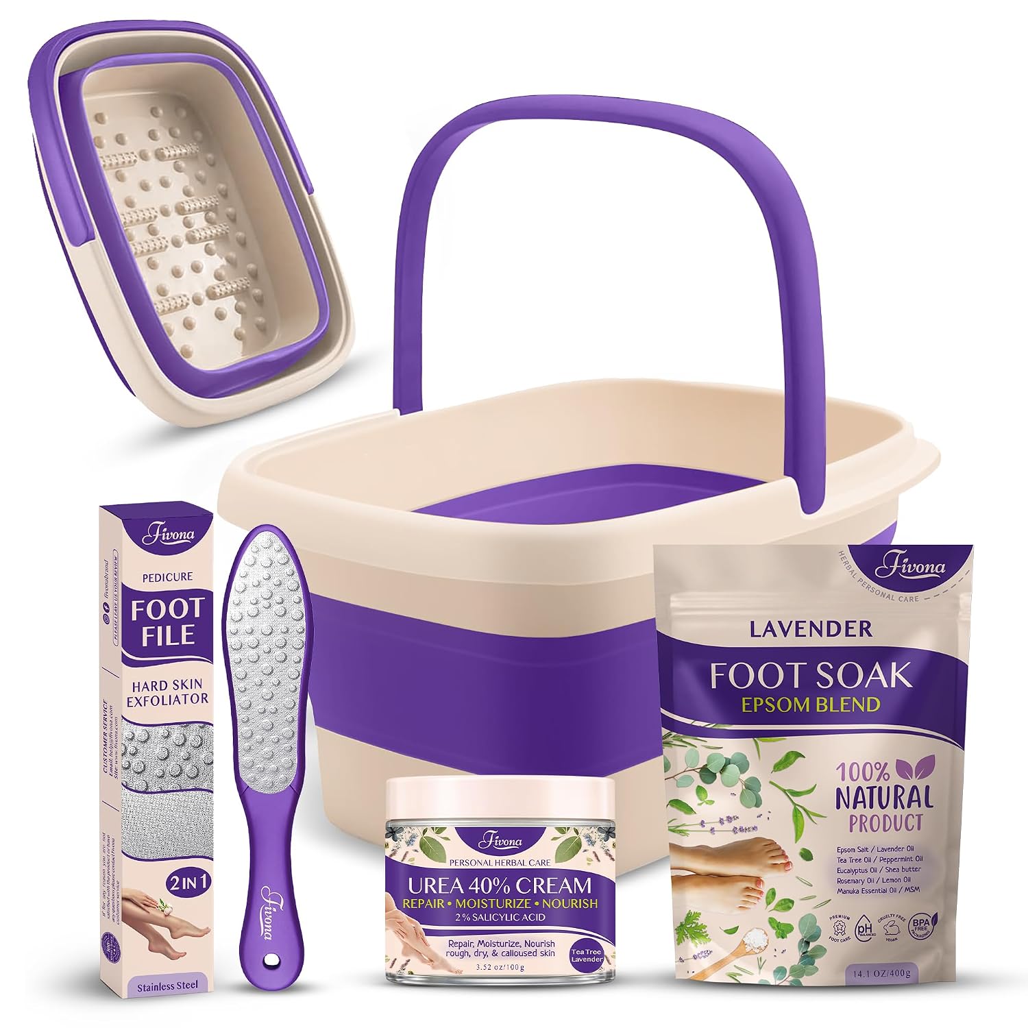 Overall kit completeness and the value of getting multiple foot-care tools in one bundle.