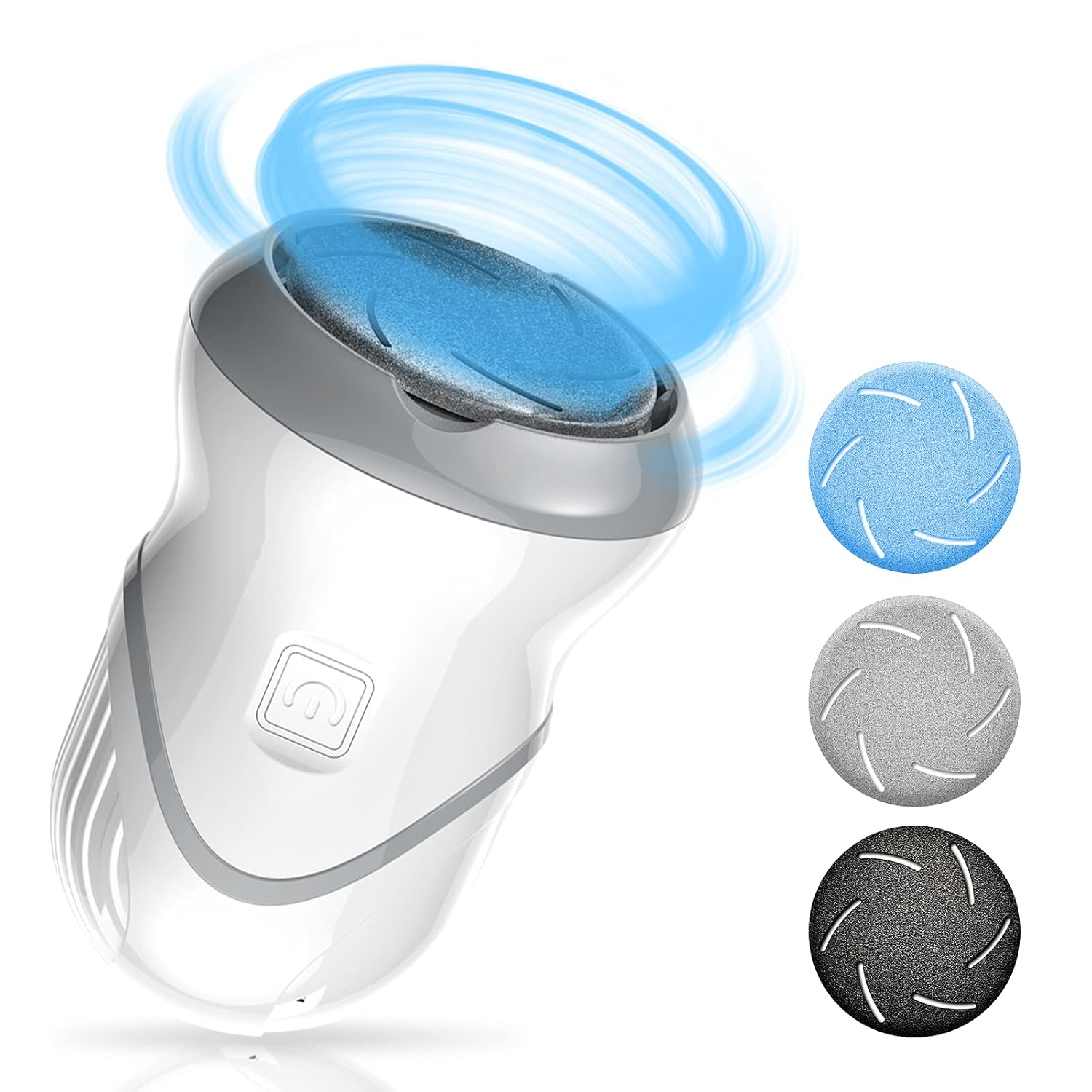 Shows the overall form factor, portability, and the fact that this is a dedicated at-home foot care device.