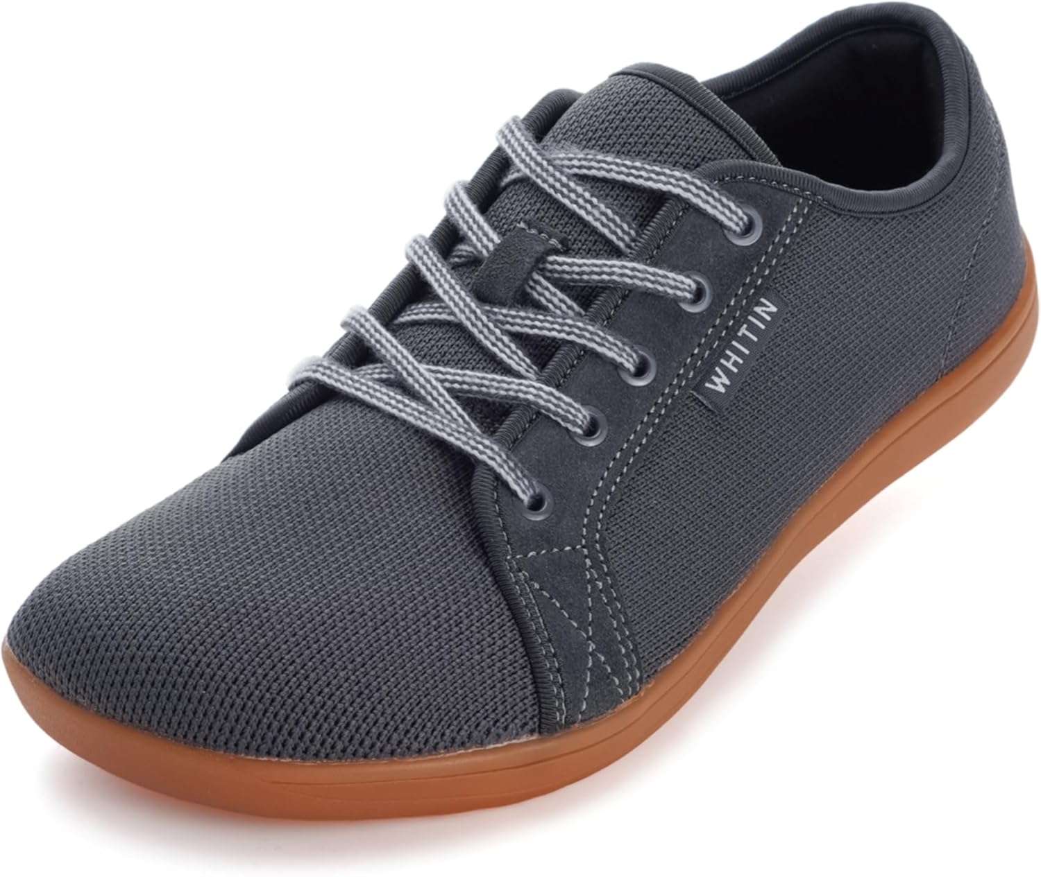 Whitin Men's Wide Barefoot Sneakers For Optimal Relaxation W81 | Foot-Shaped Fit, Ground Feel, Lightweight & Breathable, Versatile Comfort For Walking, Standing & Training