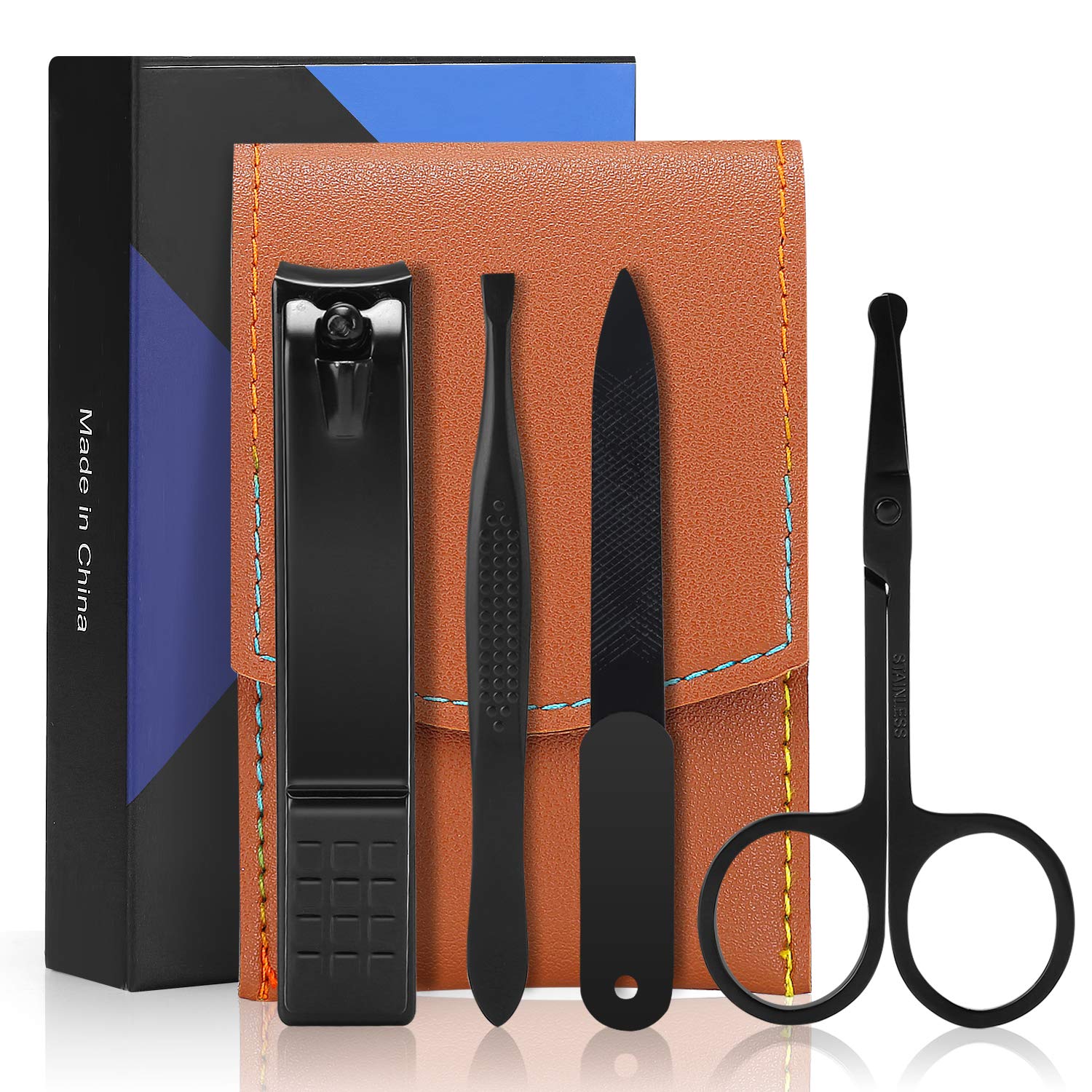 Nail Clipper Set Manicure Set Men Accessories Personal Nail Care Tools Nail Clippers Aceoce Travel Grooming Kit Manicure Pedicuretools Kit Personal Care Set Nail Kit Set Gift For Men Fathers Parents