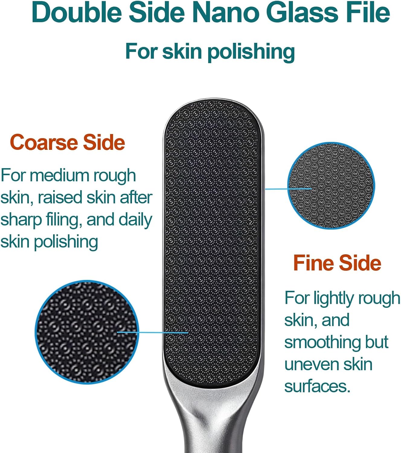 Helps explain the dual-function design and the difference between rasp and scrubber.