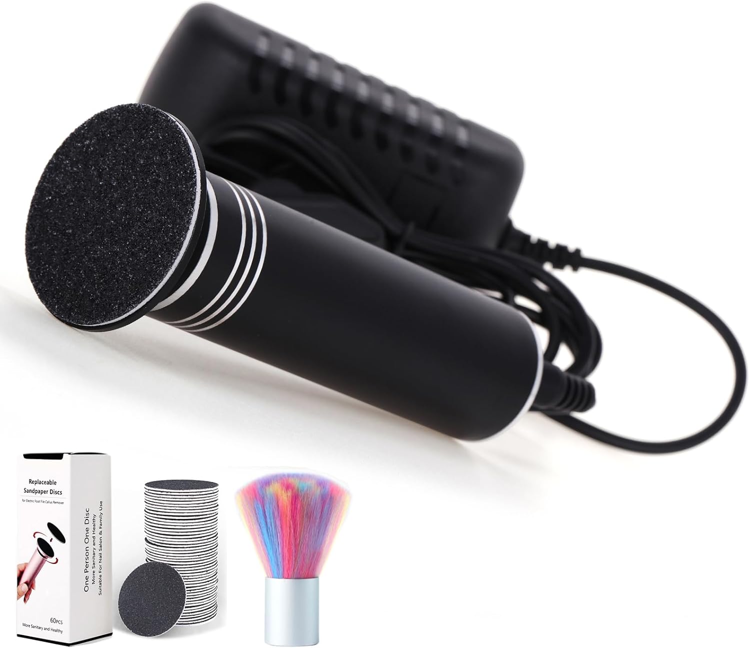 Overall product identity, compact form factor, and the professional foot-care positioning.
