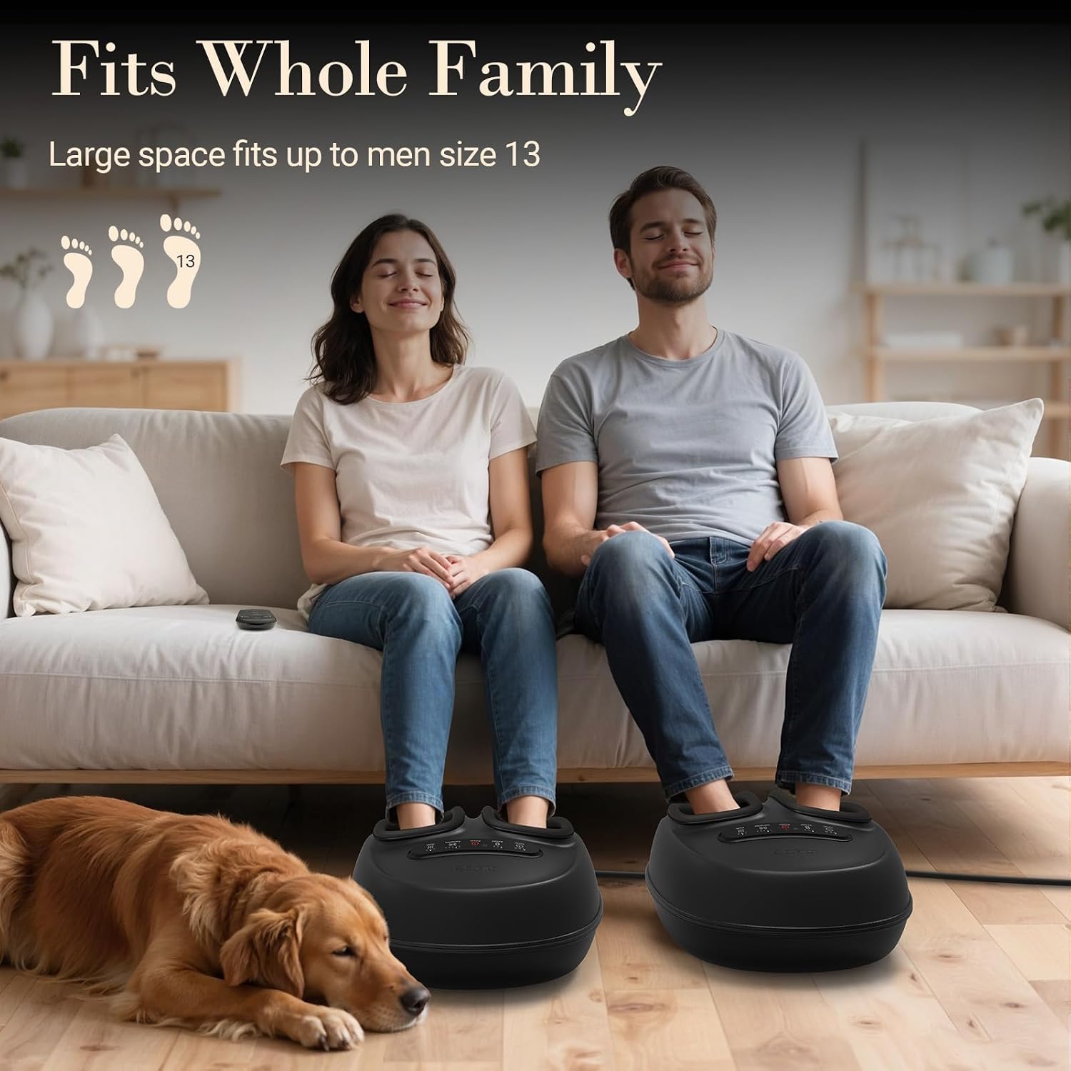 Best for wrapping up the value proposition, including heat, kneading, comfort, and everyday use at home or in the office.