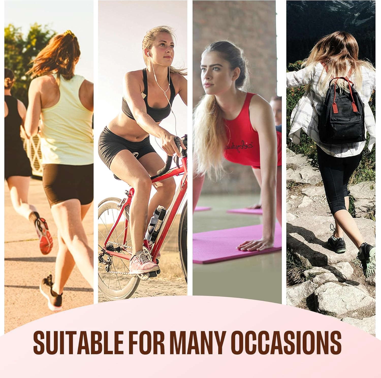Bamboo Cool Athletic Ankle Socks Womens Moisture-Wicking 5/6 Pairs | Anti-Blister Cushion, Arch Support, Breathable & Anti-Odor; For Running, Hiking & Daily Wear. Machine Washable.