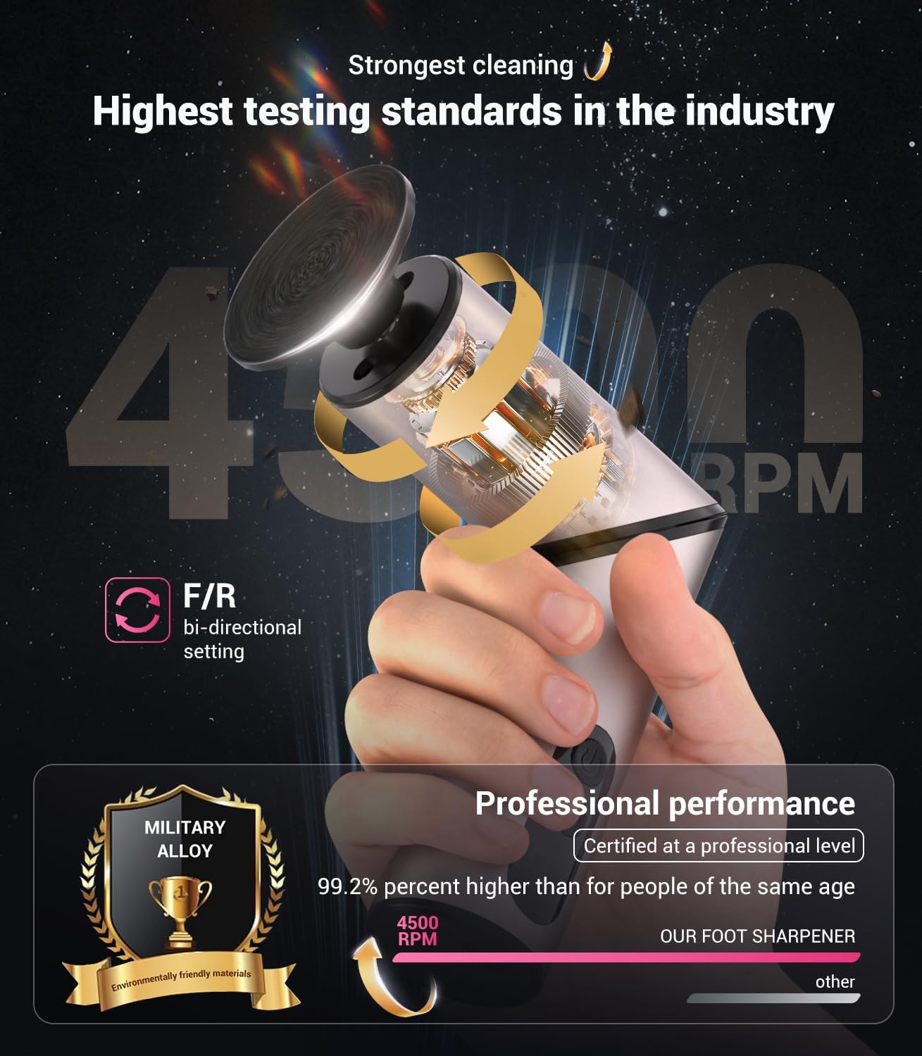 Build quality, attachment system, or control interface.