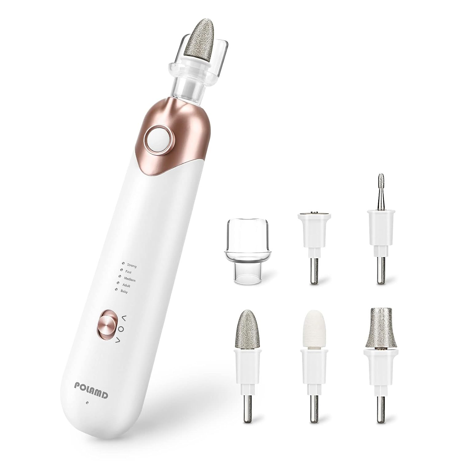 Highlights the overall package, compact design, and the fact that this is a complete manicure/pedicure set rather than just a standalone drill.