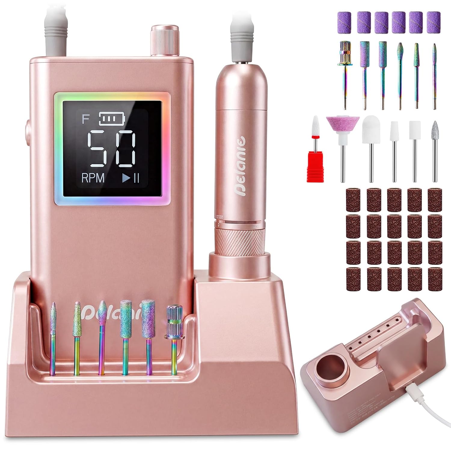 Overall design, included charging station, and the premium look of the kit.