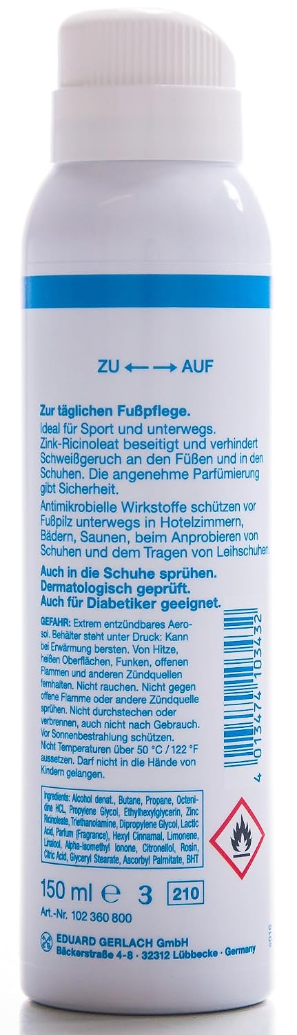 Product labeling, format, and key branding details that help confirm it is the deodorant spray version.