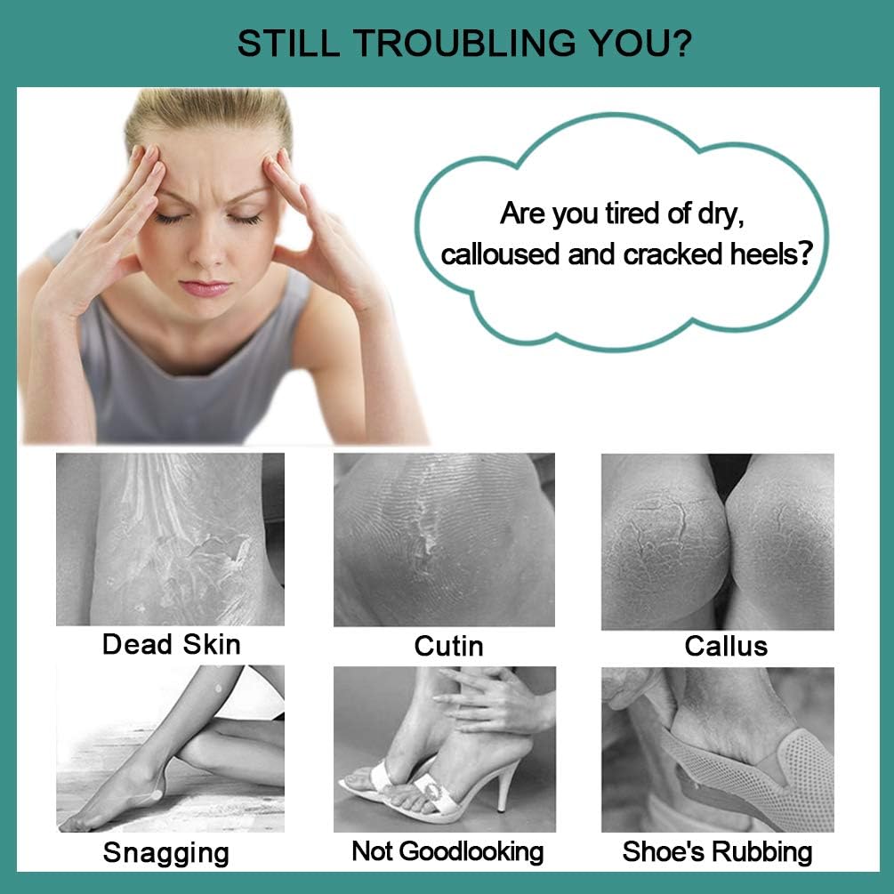 Material texture and the tool’s exfoliating surface, helping readers understand how it removes dead skin and calluses.