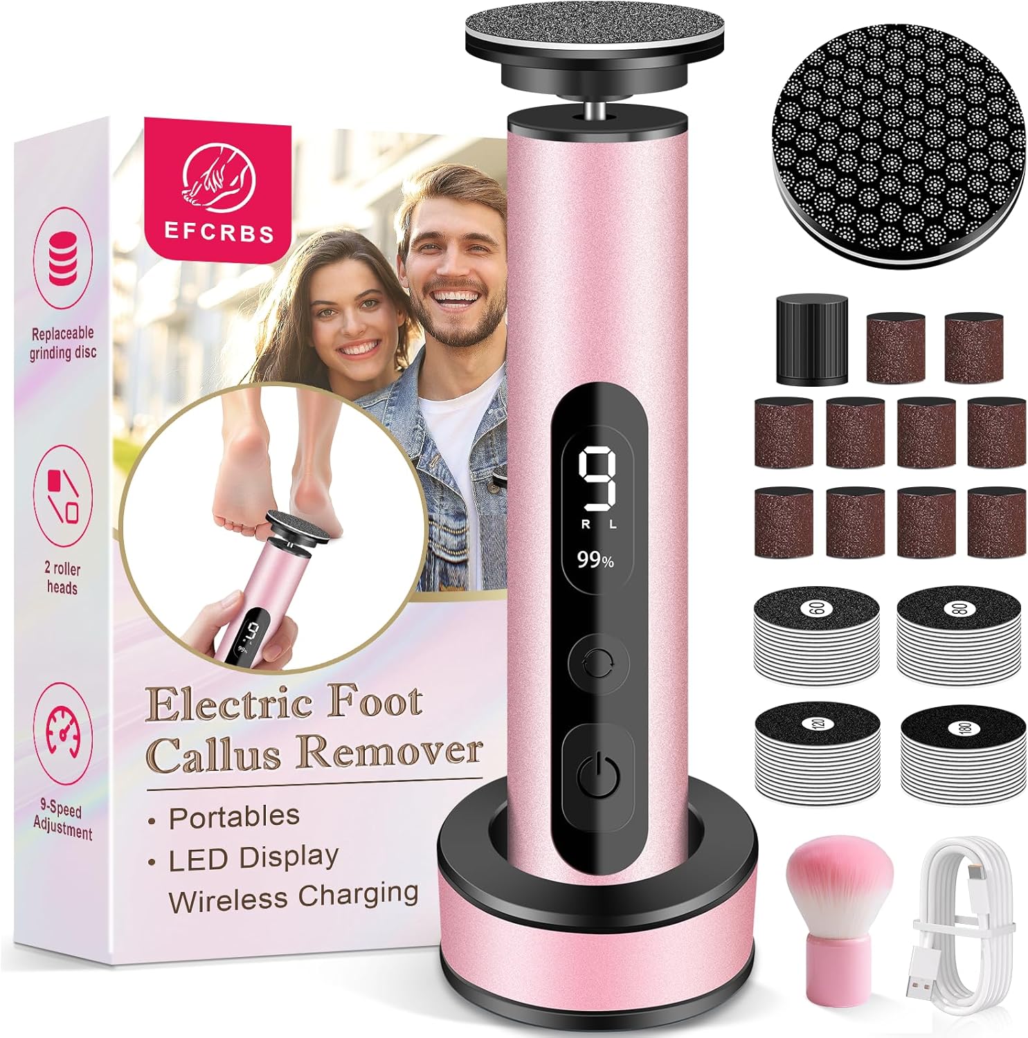 Overall product appearance, pink colorway, and the bundled 2-in-1 kit value.