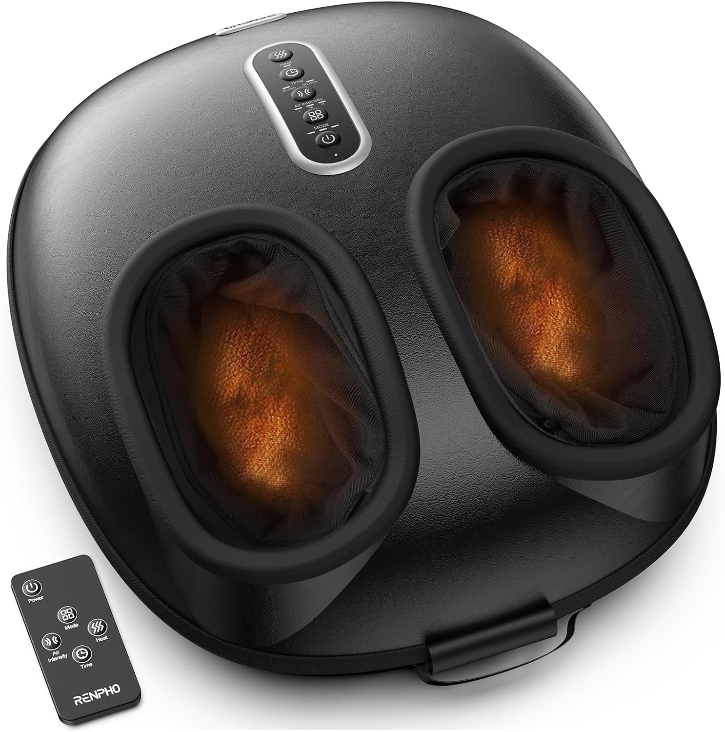 Renpho Shiatsu Foot Massager With Heat & Remote, At-Home Foot Relaxation | 2 Heat Levels With 3 Kneading Modes & Compression Intensities, Birthday Gift For Women & Men, Fsa Eligible Hsa, Us Size 12