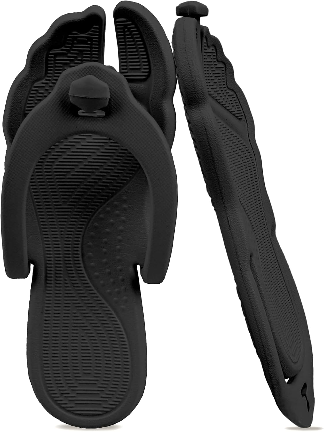 Zooron Flip Flops For Women Men Travel Slippers Shower Shoes Foldable Bathroom Camp Beach Sandals Lightweight Non-Slip Quick Dry