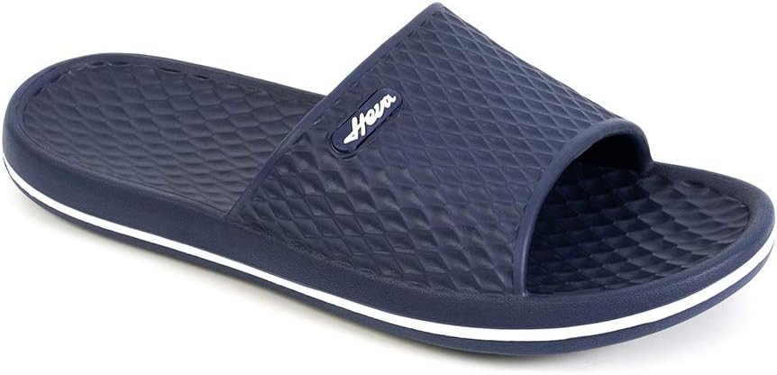 Shows the main silhouette, strap style, and general look of the slides, which helps shoppers understand the product at a glance.