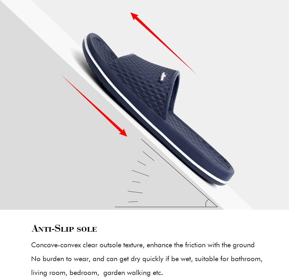 Helps readers judge cushioning, stack height, and how substantial the slide looks on foot.