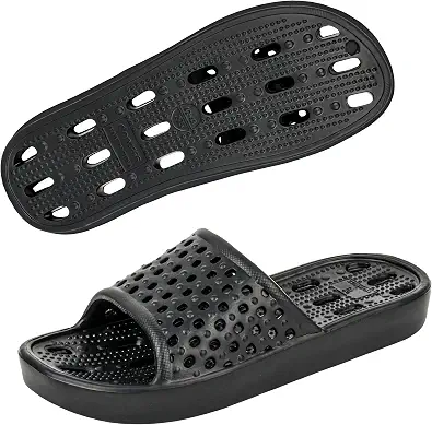 Shower Shoes For Men And Women, Non-Slip Quick-Dry Bath Slippers With Drain Holes, Lightweight Pool, Gym, Bathroom & College Dorm Sandals