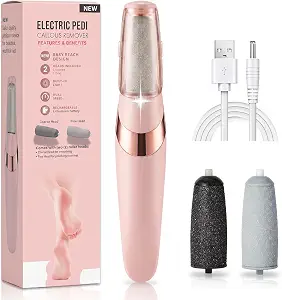 Zaboul Callus Removers For Feet, Electric Foot Callus Remover Rechargeable With 2 Roller Heads Electronic Foot File Removes Hard Skin For Soft Beautiful Feet, Feet Care Pedicure Tools