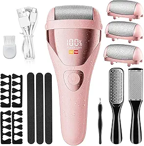 Wea&Hea Electric Foot File Callus Remover For Feet, Rechargeable