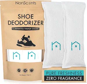 Nonscents Shoe Deodorizer - Odor Eliminator - Air Freshener - 1 Pack