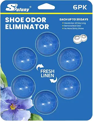 Shoe Deodorizer Balls Sneaker Deodorizers Balls Odor Eliminating For Shoes 6 Packs
