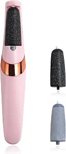 Oneleaf 2 In 1 Electric Callus Remover Shaver Removing Dry, Dead, Hard, Cracked Skin & Callous - Amazing Foot Care Pedicure Tool For Smooth Soft Feet