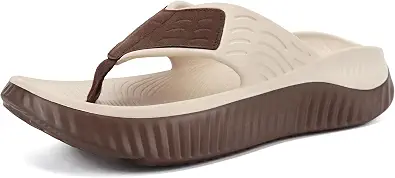 Kuailu Flip Flops For Women With Arch Support Summer Beach Thong Sandals
