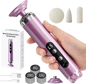 Electric Callus Remover For Feet, Cordless Foot Sander With 5 Speeds