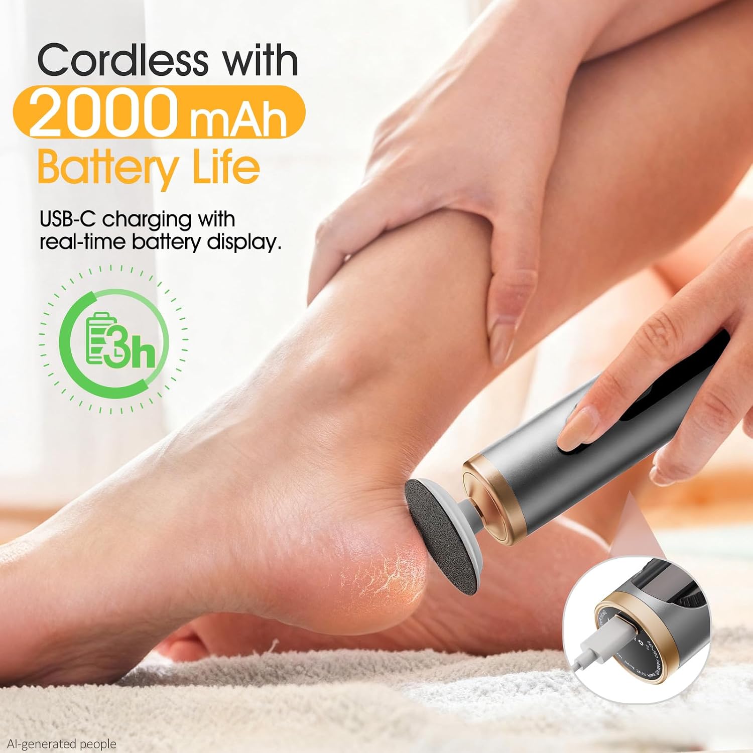 Draws attention to adjustable speed, LED display, and control precision.