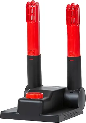 Jobsite Portable Boot Dryer And Deodorizer – Fast Drying For Work Boots, Shoes, Boxing Gloves, Cleats & Ski Gear – Telescopic Collapsible Boot Warmer With Etl Certification - 2 Pack