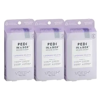 Voesh Pedi In a Box 4 Step, Pedicure Set, At-Home Pedicure, Diy Pedi, Foot Treatment, Pedicure Supplies, Foot Scrub, Foot Spa, Foot Care, Foot Therapy