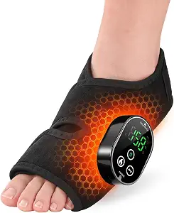 Foot Massager For Neuropathy, Ankle Heating Pad Brace Wrap With Massage
