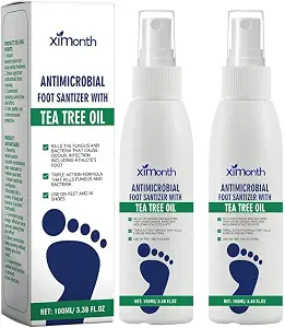2Pcs Foot Spray With Tea Tree Oil, Tea Tree Oil Feet Spray, Foot & Shoe Freshness, Quick-Drying And Travel-Friendly (2 Pcs)