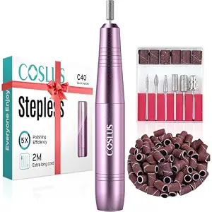 Coslus C40 Electric Nail Drill Professional, Precise Dial Speed Control