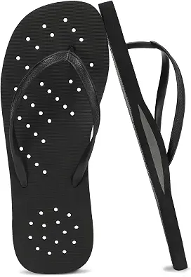 Womens Shower Shoes, Dorm Beach Pool Gym Flip Flops