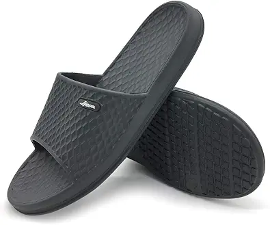Funkymonkey Men's Shower Slides, Lightweight Quick-Dry Eva Slippers