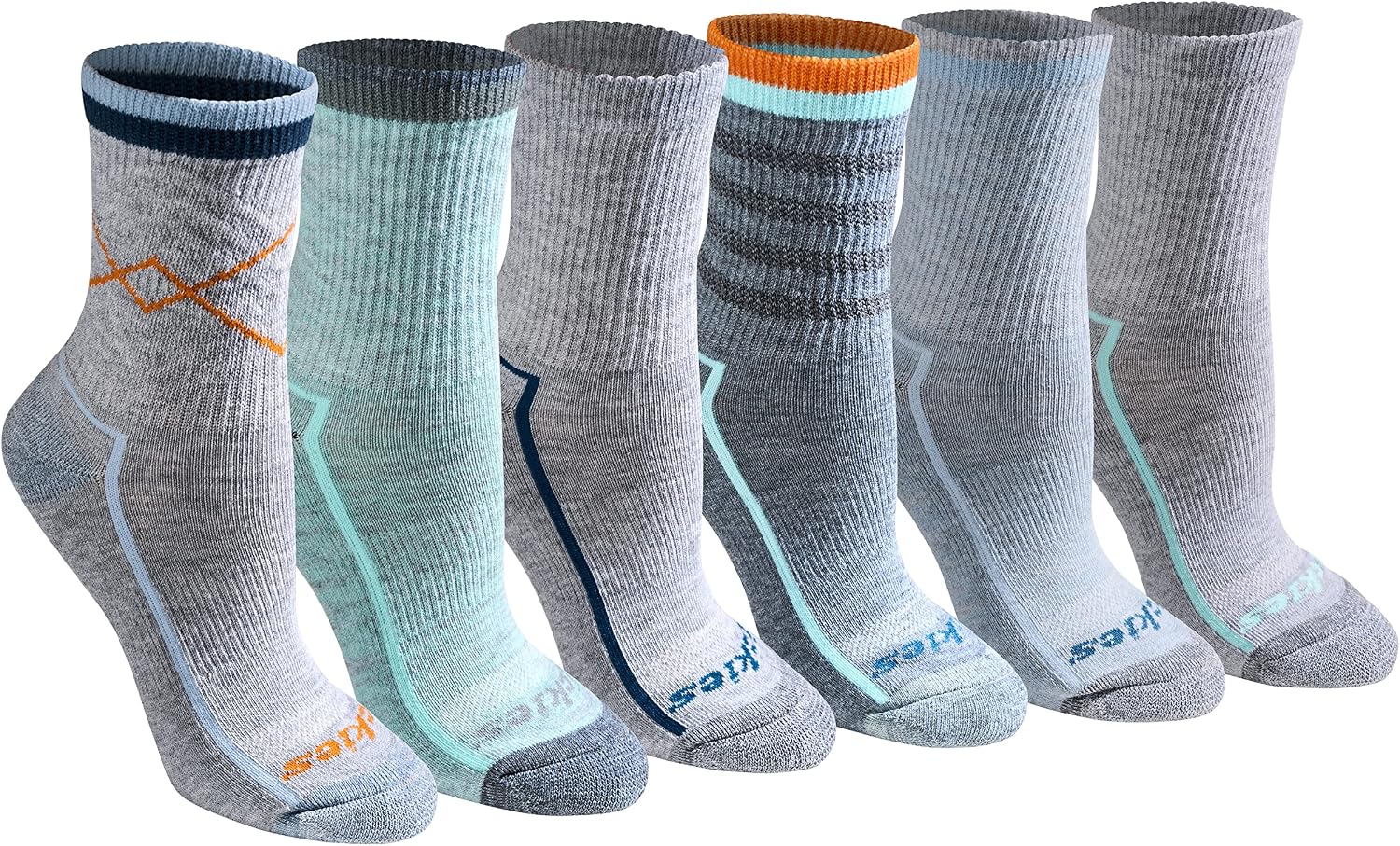 Dickies Women's Dri-Tech Advanced Moisture Wicking Mid-Crew Socks, Available In M-L (6, 12 Pairs)