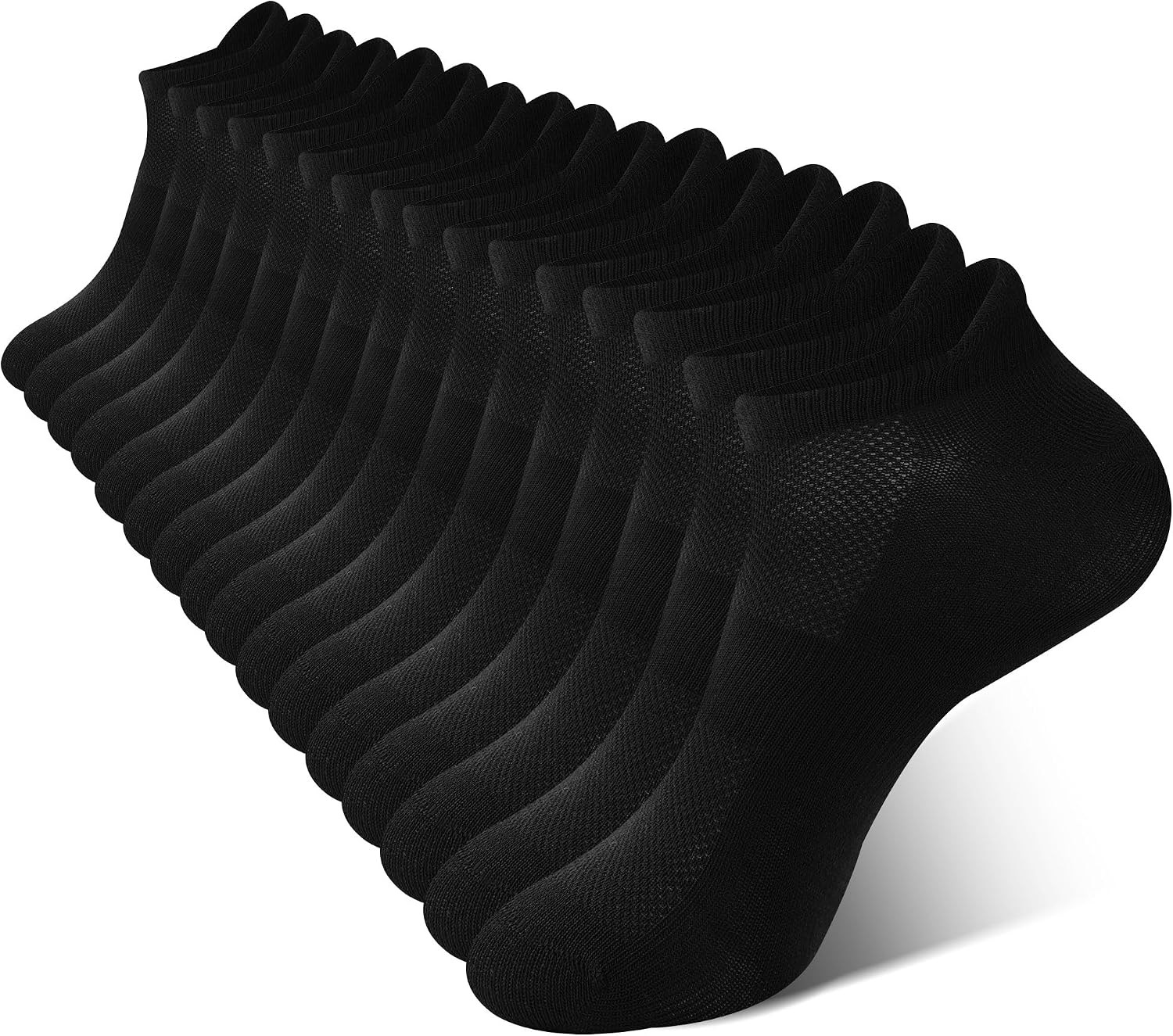 Bamboo Cool Men's Ankle Socks 8 Pairs Thin Moisture Wicking Casual