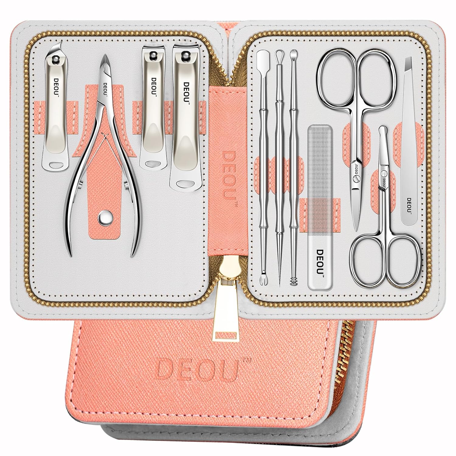 Shows the overall presentation, colorway, and compact case design, helping buyers understand the full set at a glance.