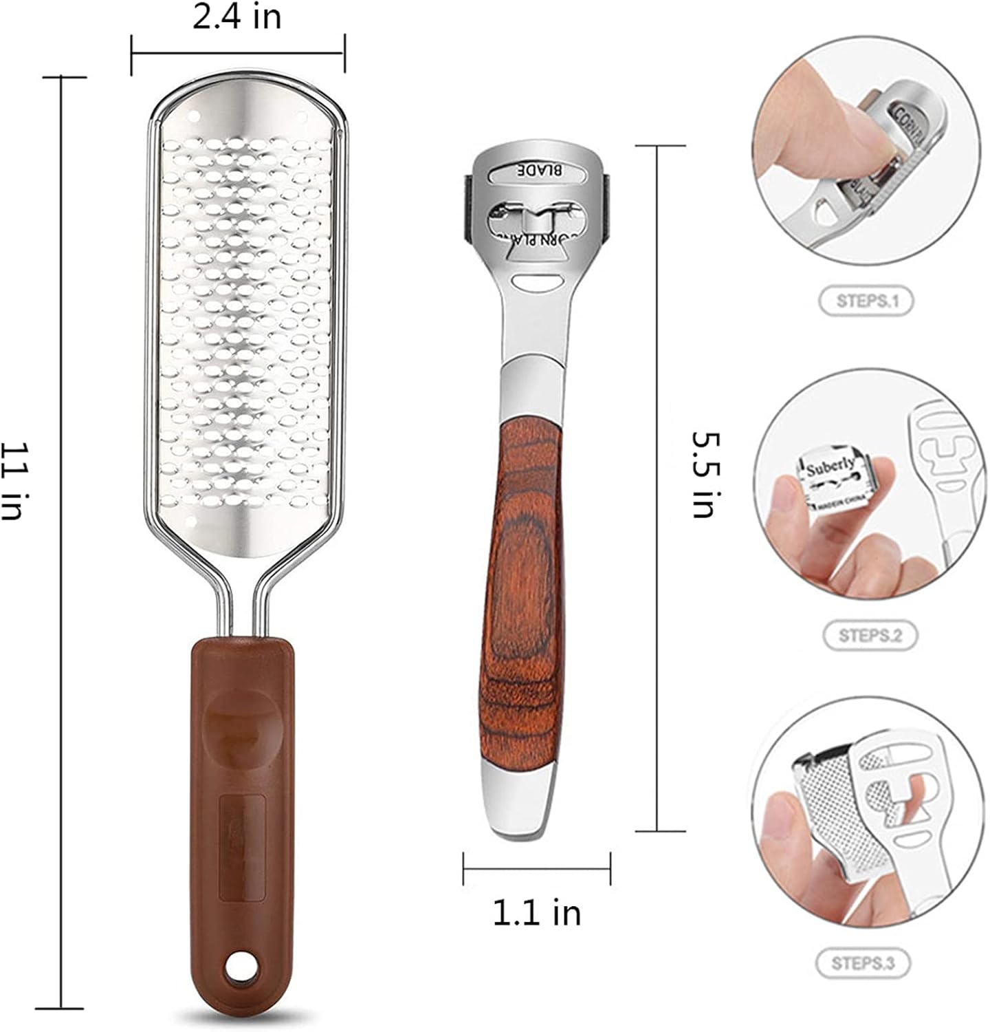 Supports the value proposition of getting multiple replacement heads for longer-term use.