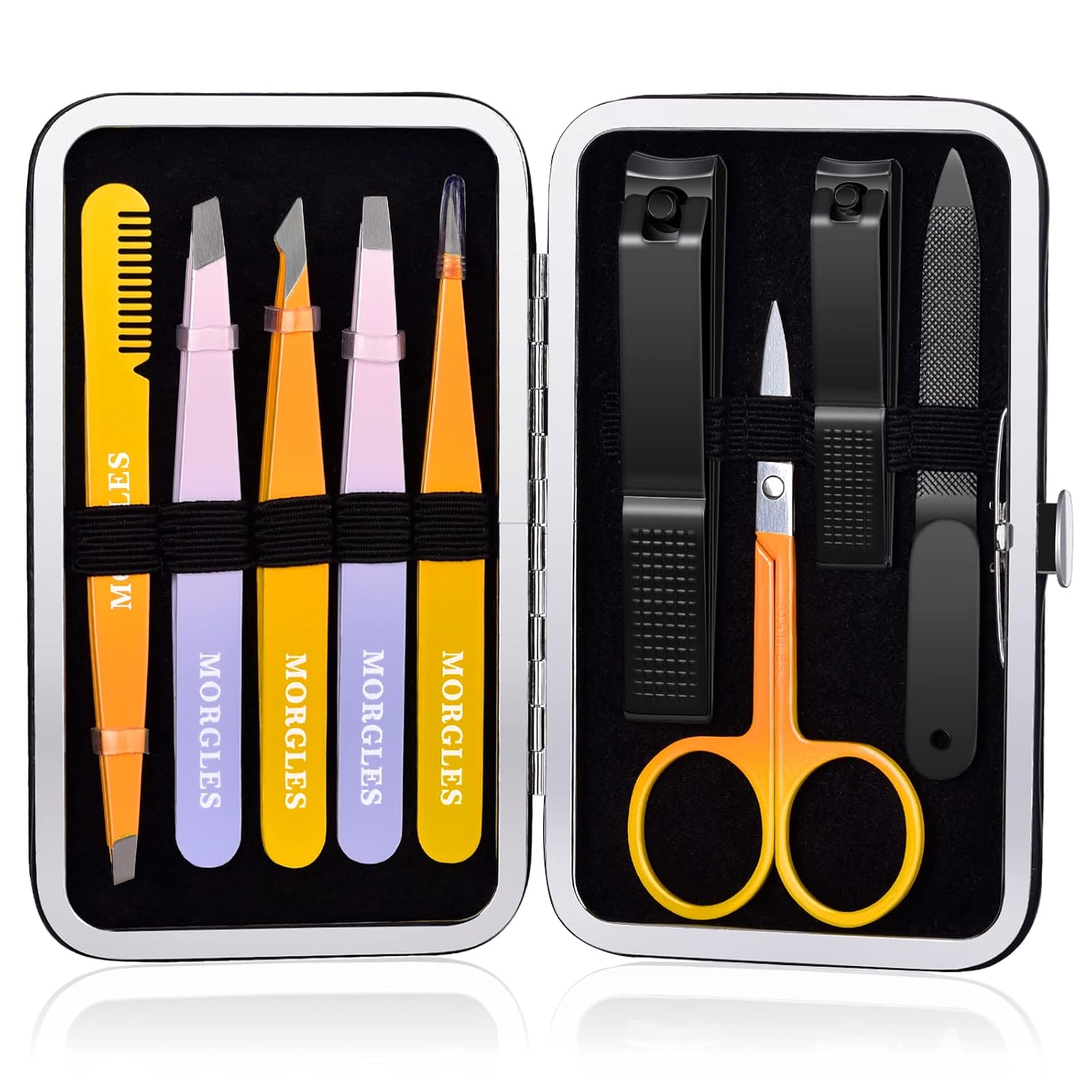 Overall presentation, portability, and the fact that it is a complete multi-piece grooming set.