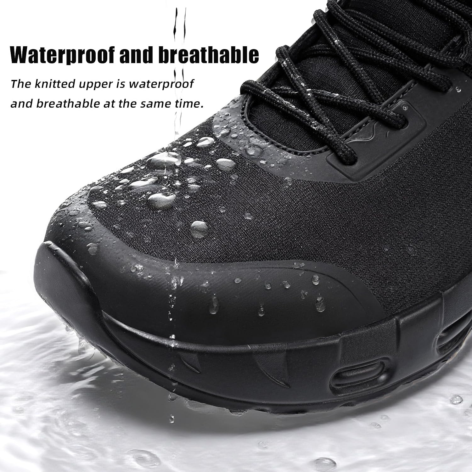Helps readers judge calf-high coverage, proportions, and how rugged the boot appears.