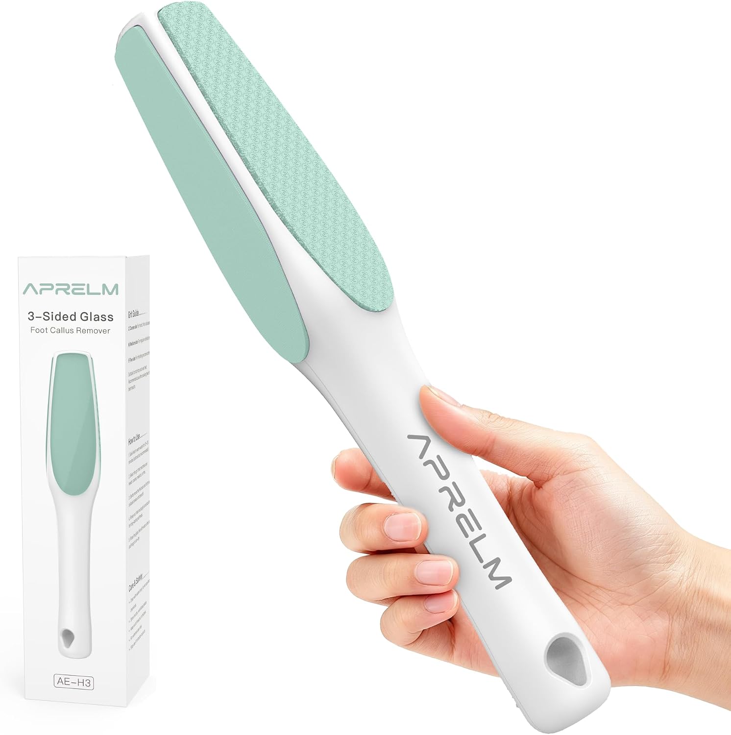 Overall design, color, and the premium look of the 3-sided foot file.