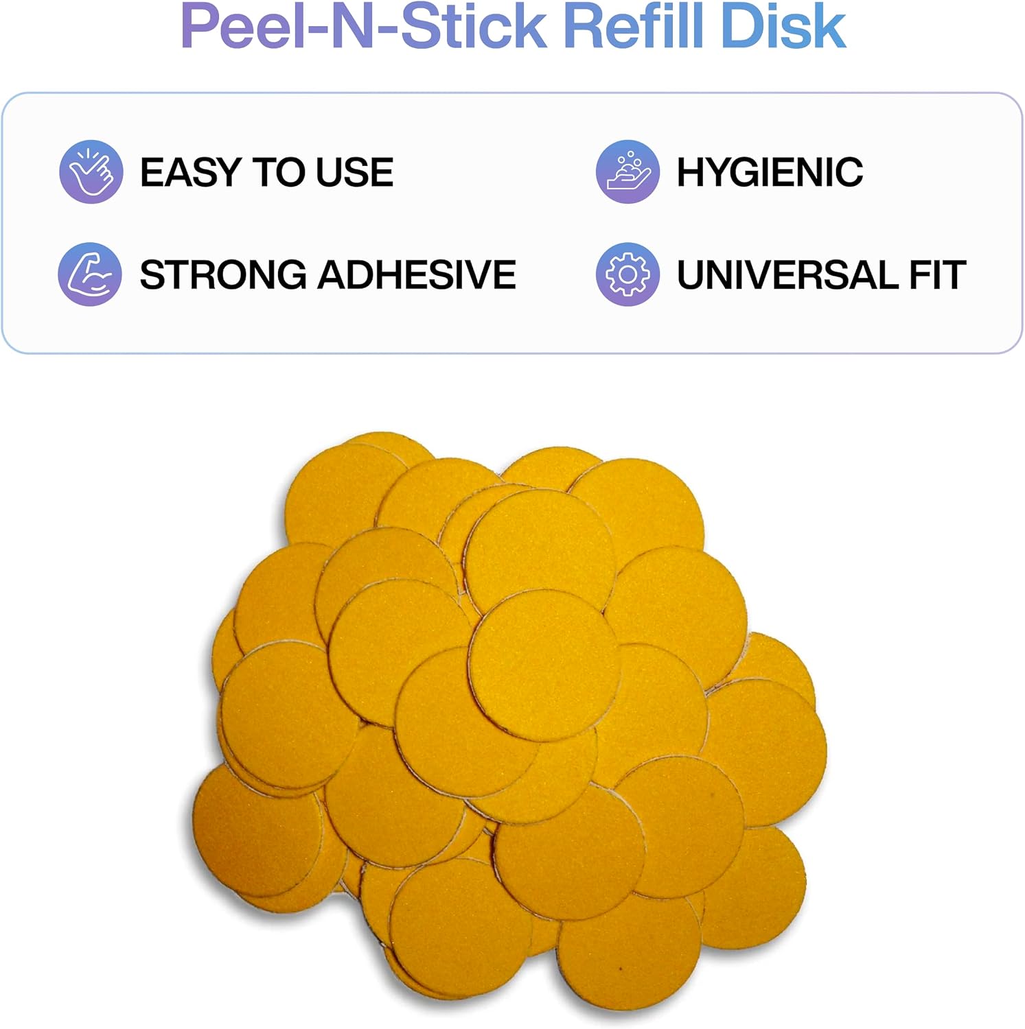Supports value perception and shows the product as a multi-pack consumable accessory.