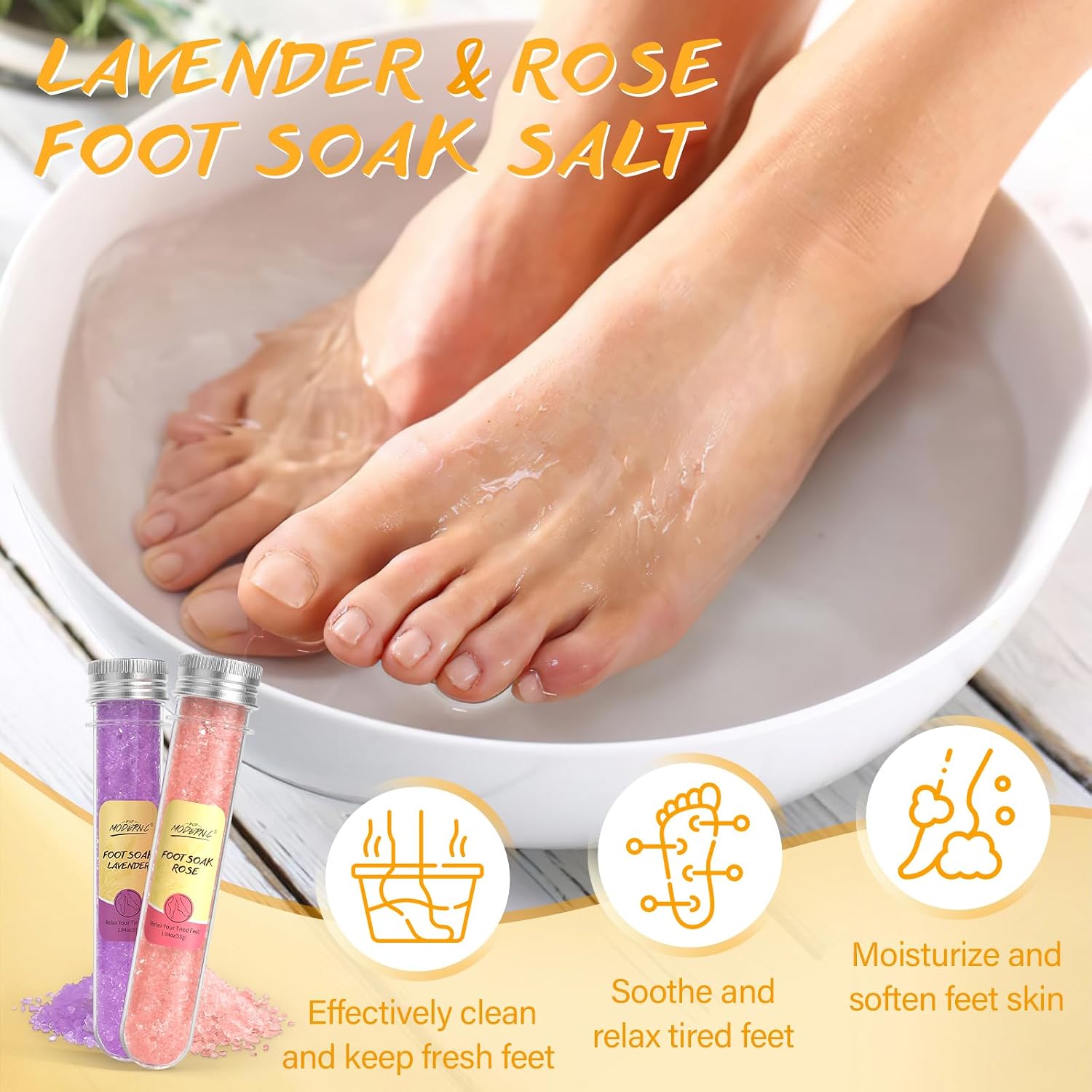 Pedicure Kit For Feet 5Pcs Foot Spa Set For Christmas Birthday Mother's Day